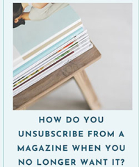 How To Unsubscribe From Magazines